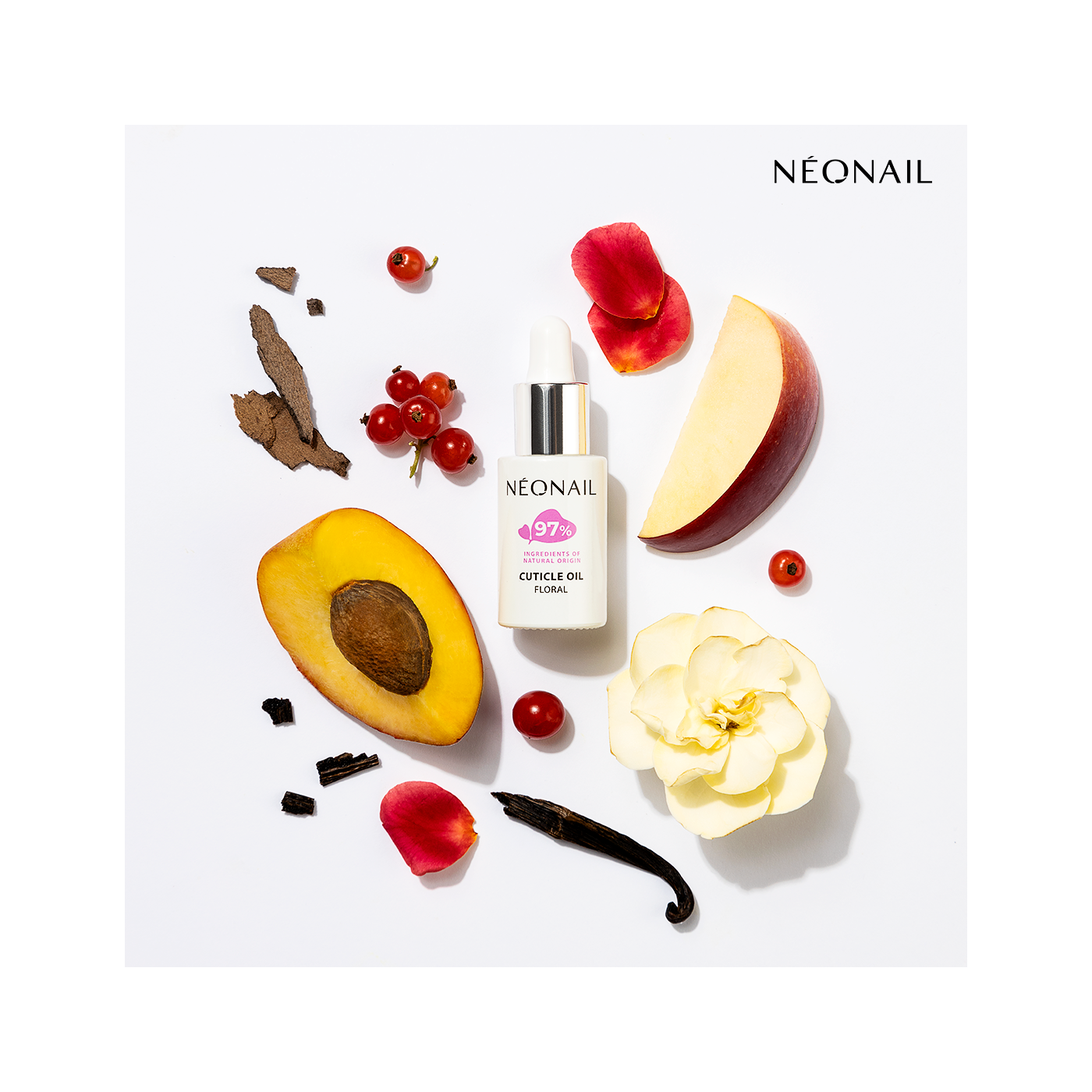 Olio per cuticole con pipetta 6,5 ml - Oil Floral